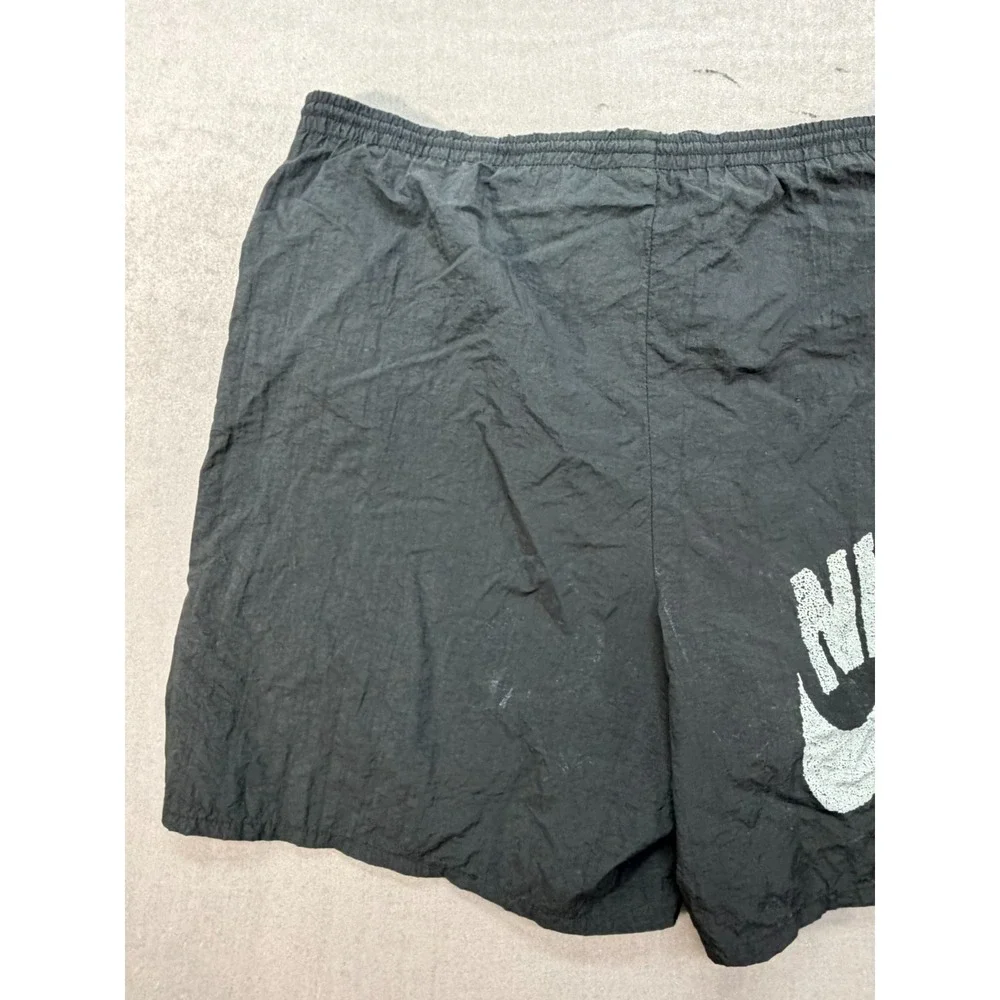 Nike Black 100% Nylon Men Swim Trunks Bottoms Size Large